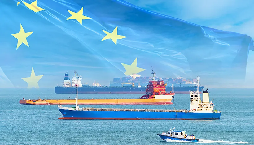 Ships navigating under EU ETS legislation
